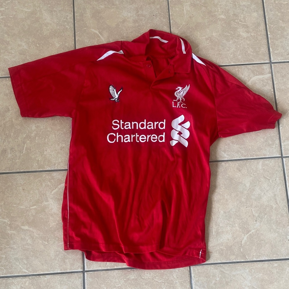 Liverpool Men's Vibrant Red Short Sleeve Shirt